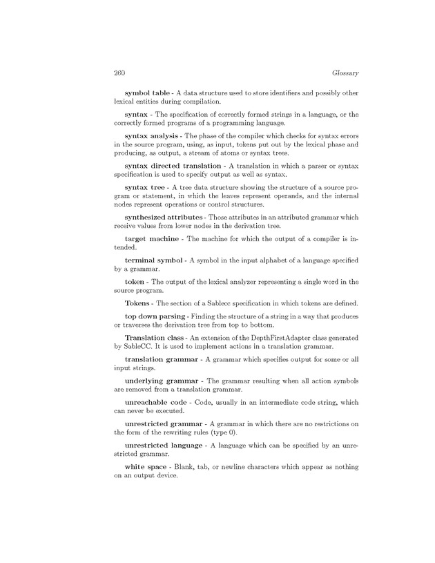 Compiler Design: Theory, Tools, and Examples - Page 260